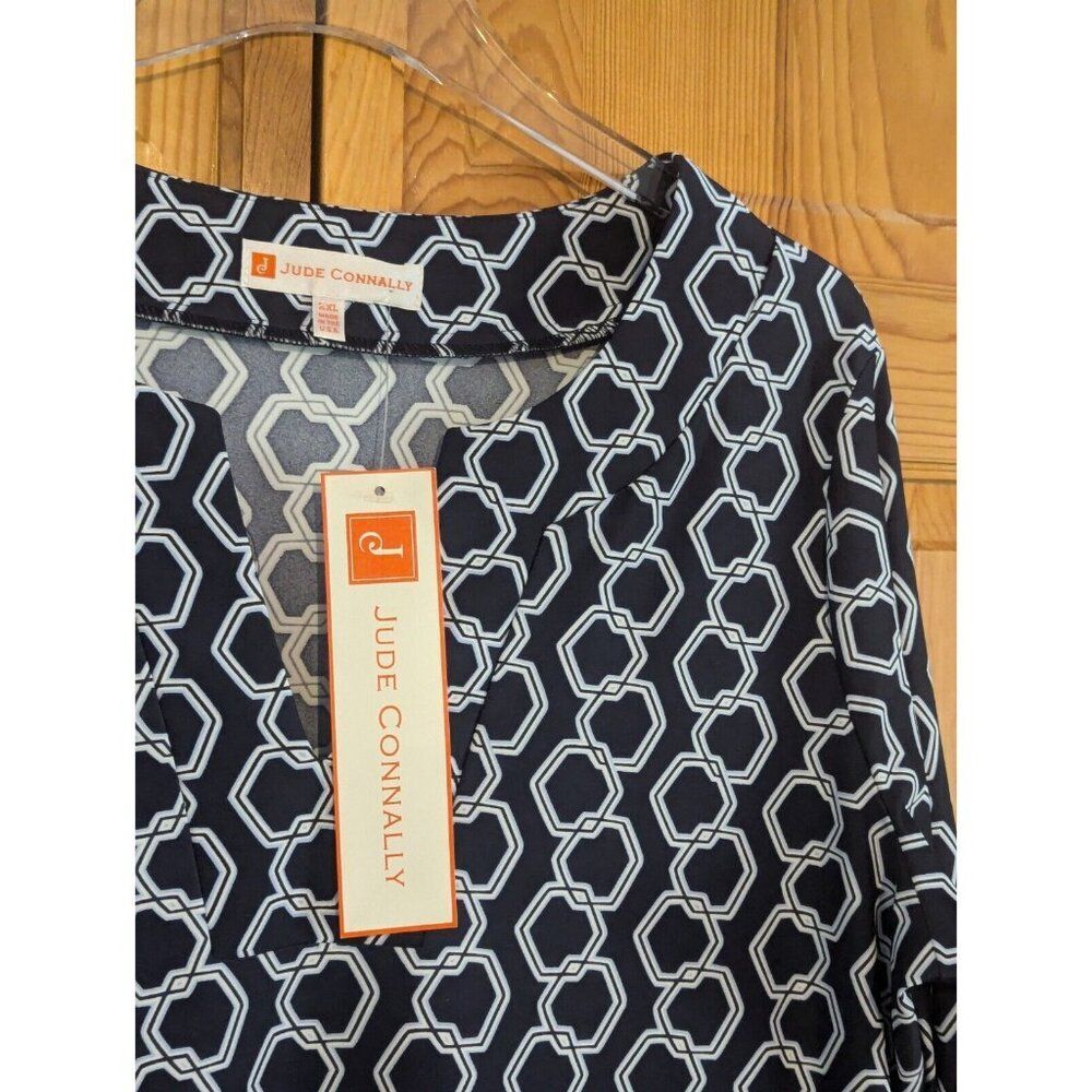 Jude Connally Dress XXL Navy Blue Megan Dancing Links - Picture 5 of 14
